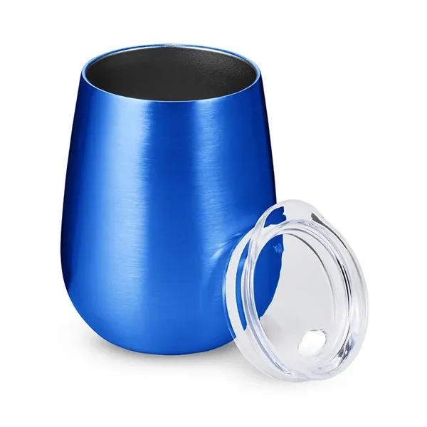 4.5" x 2.125" stainless steel 10 ounce vacuum-insulated tumbler with spill-resistant... from ASI 79530 Prime Line