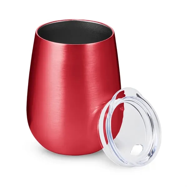 4.5" x 2.125" stainless steel 10 ounce vacuum-insulated tumbler with spill-resistant... from ASI 79530 Prime Line