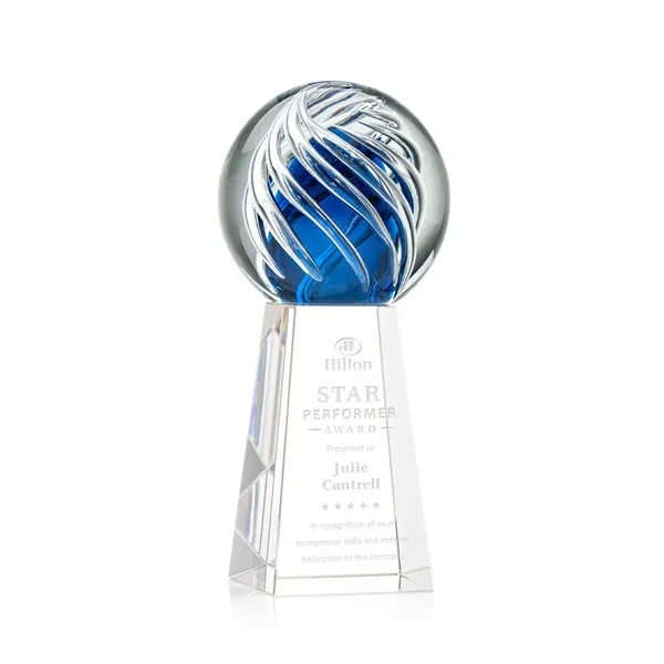 The Genista art glass award on a Novita base feature twisting... from ASI 84592 St Regis Group / St Regis