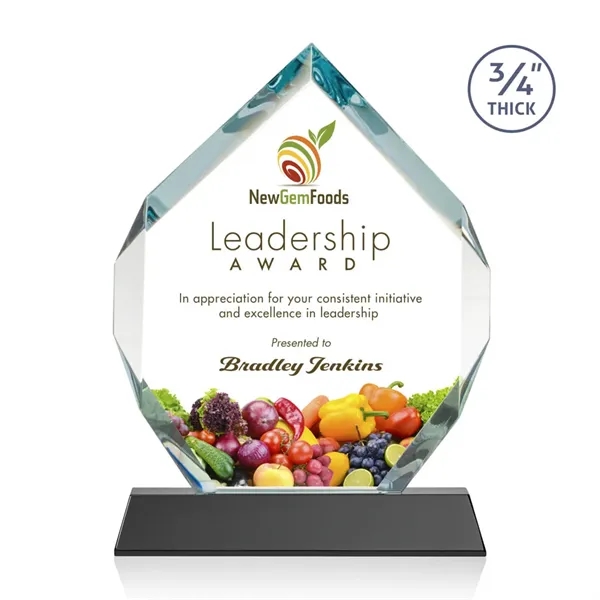 Starfire diamond shape award on a tall tapered Optical Base.... from ASI 84592 St Regis Group / St Regis