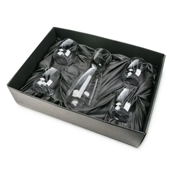 The Mason Carafe & Wine Glass Set pairs the elegant Mason... from ASI 84592 St Regis Group