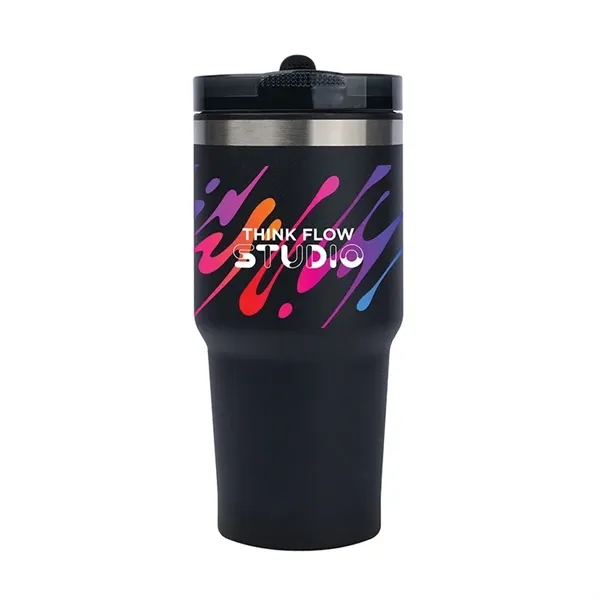 Sylvan 20 oz. PP Liner/Steel Outer Travel Tumbler... from ASI 67866 Logomark/Valumark
