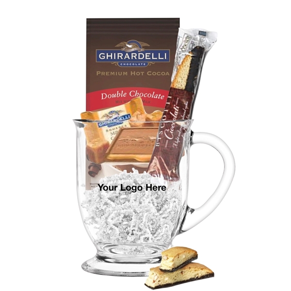 Ghirardelli Cocoa, Chocolate and Cookie Gift Mug... from ASI 89971 Stuff A Mug