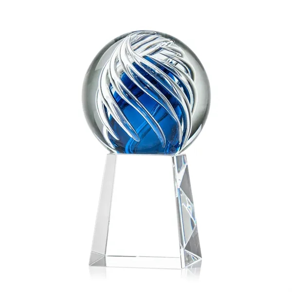 Genista art glass awards on our Celestina tall tapered Optical base... from ASI 84592 St Regis Group / St Regis