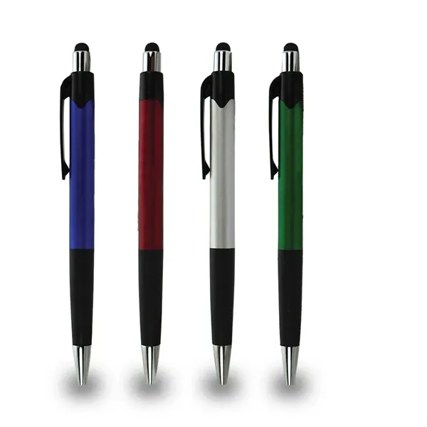Plunger pen with stylus.... from ASI 38980 Bay State Specialty Co