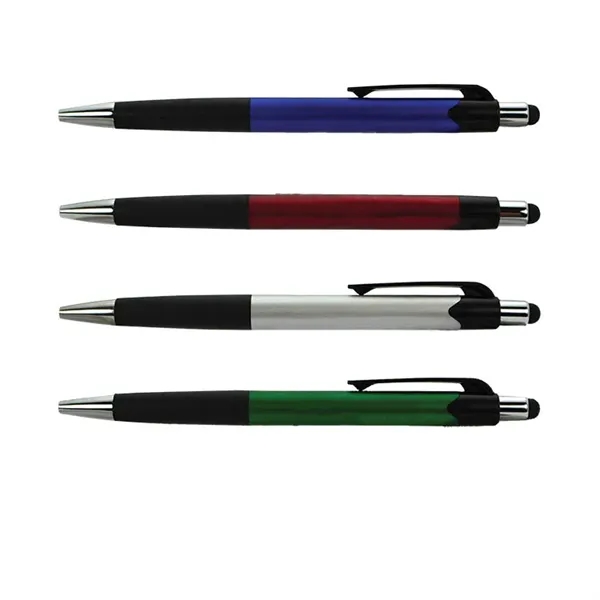 Plunger pen with stylus.... from ASI 38980 Bay State Specialty Co