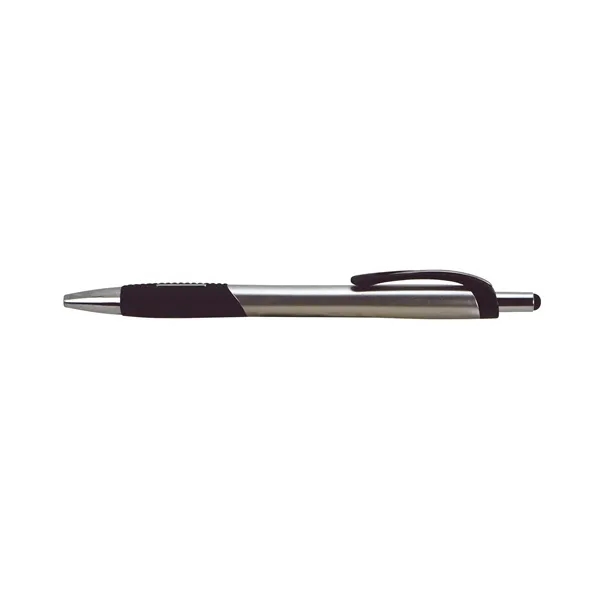 Metallic plunger pen with stylus.... from ASI 38980 Bay State Specialty Co
