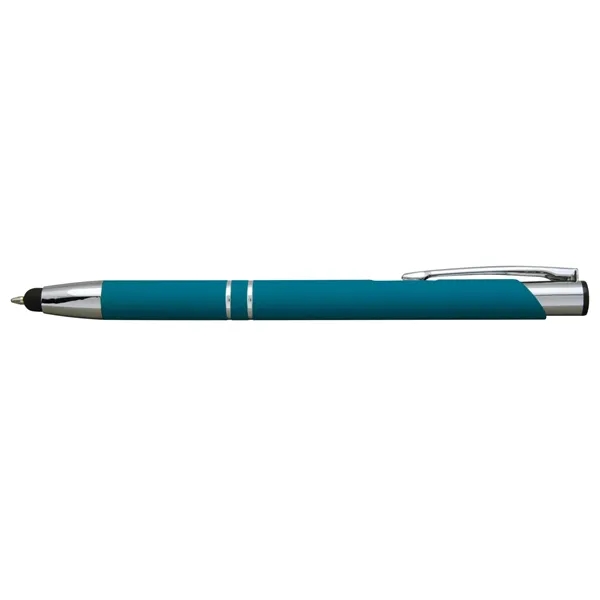Economy priced Cardoza stylus pen with rubberized finish.... from ASI 38980 Bay State Specialty Co
