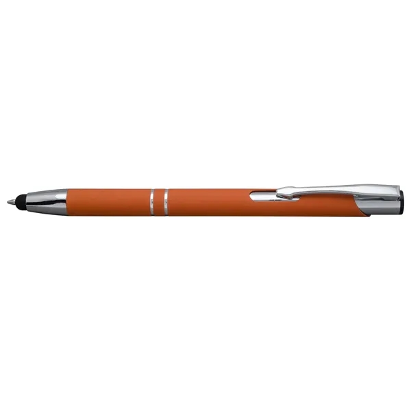 Economy priced Cardoza stylus pen with rubberized finish.... from ASI 38980 Bay State Specialty Co