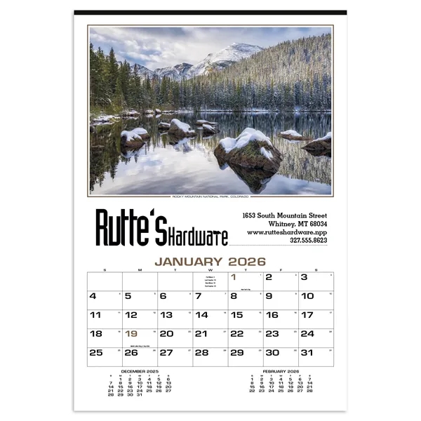 Our Beautiful America® Executive Calendar... from ASI 40480 Koozie Group / HotLine®
