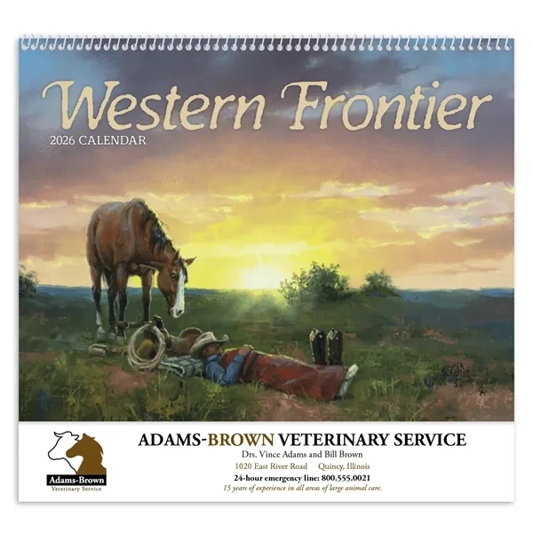 Western Frontier - Spiral... from ASI 40480 Koozie Group / Norwood Triumph Calendar