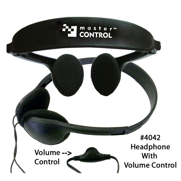 Audio stereo headphone, fits all standard audio devices - Widely used... from ASI 45100 Chulani Promotional Products, Inc / Competitive Edge Innovations/Chulani