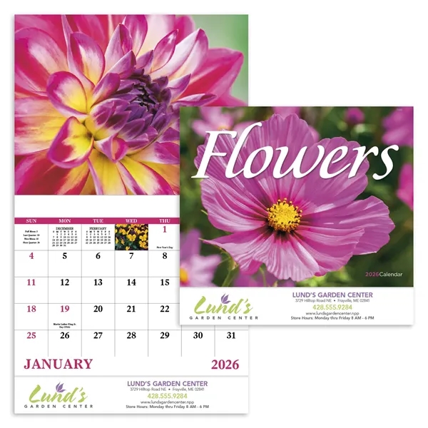 Flowers - Stapled... from ASI 40480 Koozie Group / Norwood Triumph Calendar