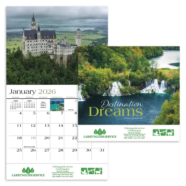 Destination Dreams® Appointment Calendar - Stapled... from ASI 40480 Koozie Group / HotLine®