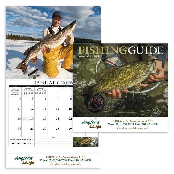 Fishing Guide Appointment Calendar - Stapled... from ASI 40480 Koozie Group / HotLine®