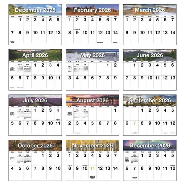 Big Numbers Appointment Calendar - Stapled... from ASI 40480 Koozie Group / HotLine®