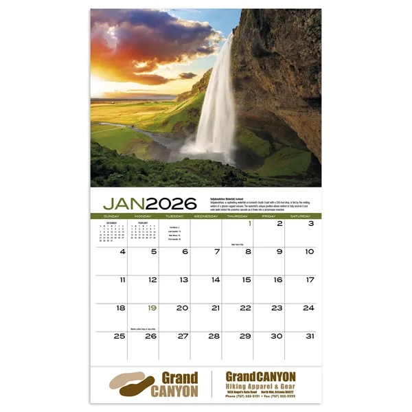 Earth Appointment Calendar - Stapled... from ASI 40480 Koozie Group / HotLine®