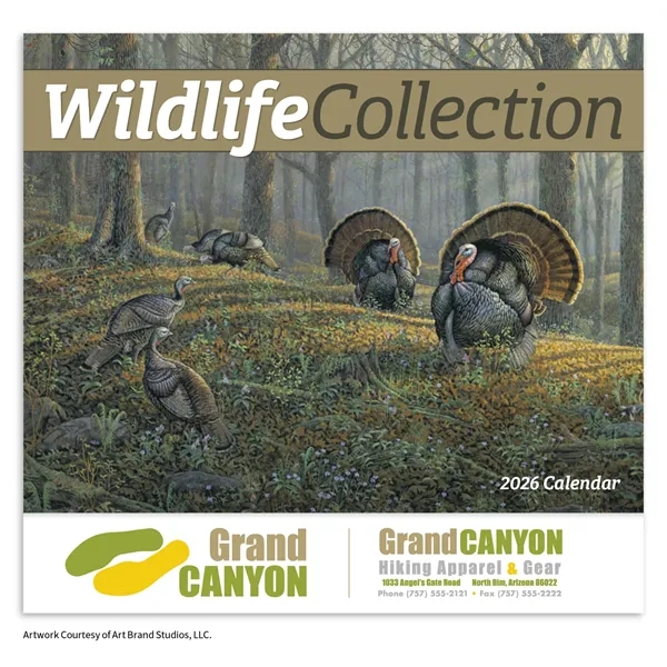 Wildlife Collection Appointment Calendar - Stapled... from ASI 40480 Koozie Group / HotLine®