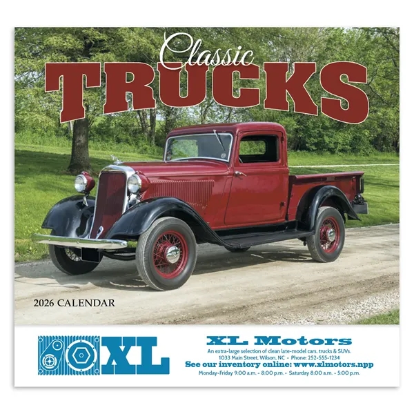 Classic Trucks Appointment Calendar - Stapled... from ASI 40480 Koozie Group / HotLine®
