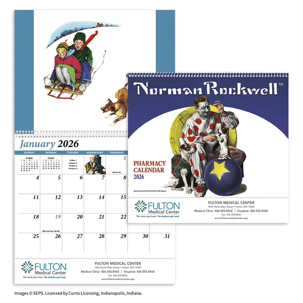 Rockwell Pharmacy Special Markets Calendar... from ASI 40480 Koozie Group / HotLine®