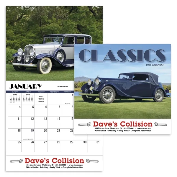 Classics Appointment Calendar - Stapled... from ASI 40480 Koozie Group / HotLine®