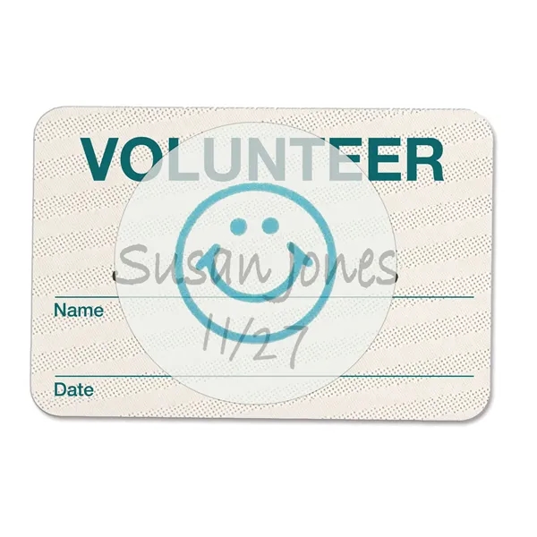 TEMPbadge Expiring Timing Covers work with our 2-part School Badge system.... from ASI 79898 Promovision / PROMOVISION