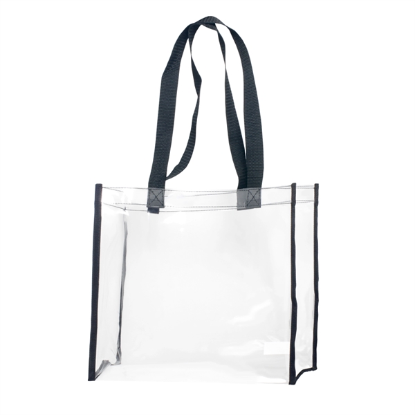 Clear stadium tote bag of heavy PVC.... from ASI 93520 Ventura Inc