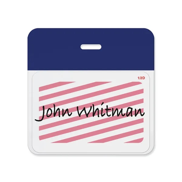 TEMPbadge 2-part expiring badges let you know when a visitor's time... from ASI 79898 Promovision / PROMOVISION