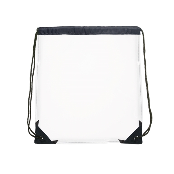 Clear stadium drawstring backpack.... from ASI 93520 Ventura Inc