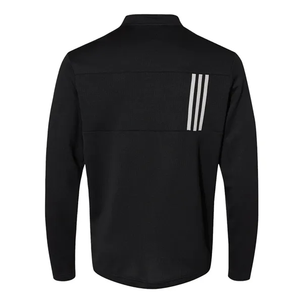 Adidas 3-Stripes Double Knit Quarter-Zip Pullover... from ASI 84358 S&S Activewear