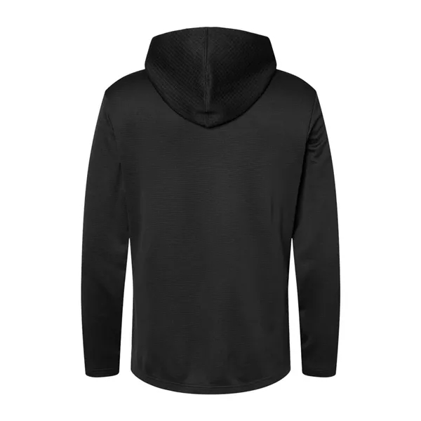 Adidas Textured Mixed Media Hooded Sweatshirt... from ASI 84358 S&S Activewear