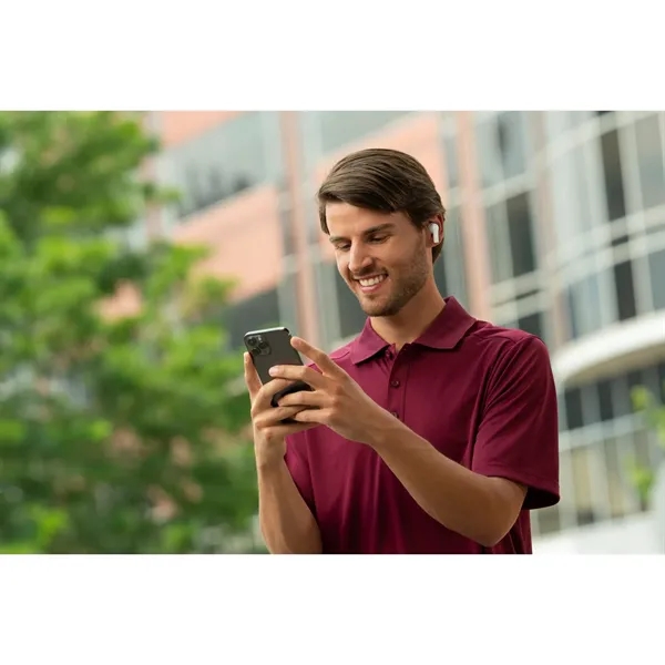 1.01" x 2.28" x 1.85" charging case with Synergy wireless earbuds... from ASI 66887 PCNA / Leeds