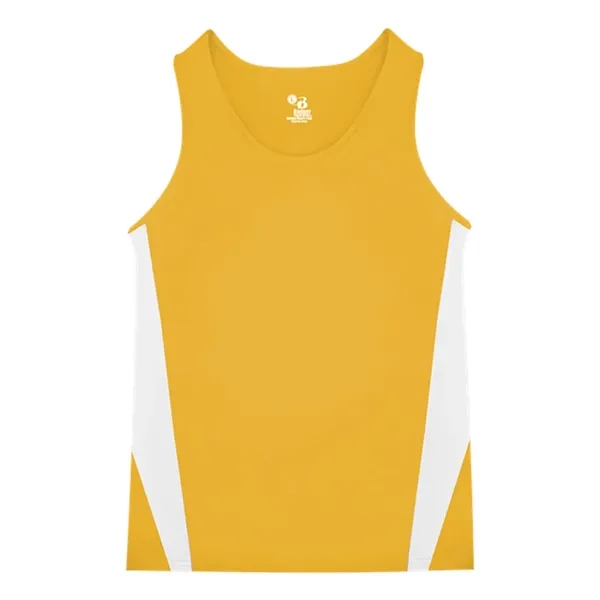 Youth singlet made of 100% polyester with contrast side inserts, moisture... from ASI 84358 S&S Activewear