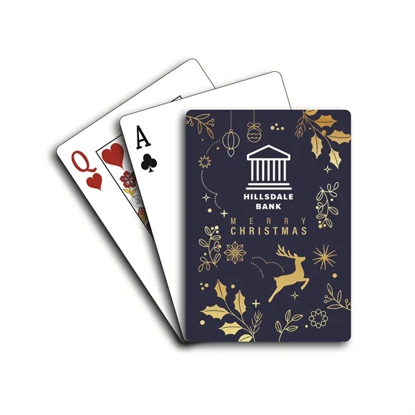 Celebrate the holiday season with this mistletoe design poker playing card... from ASI 56080 Playing Cards On Demand