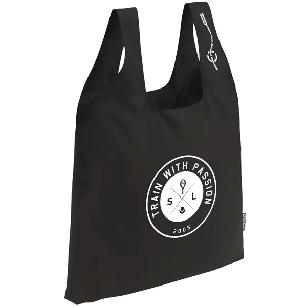 15" x 17" tote bag made with 100% post-consumer recycled plastic... from ASI 66887 PCNA / Leeds