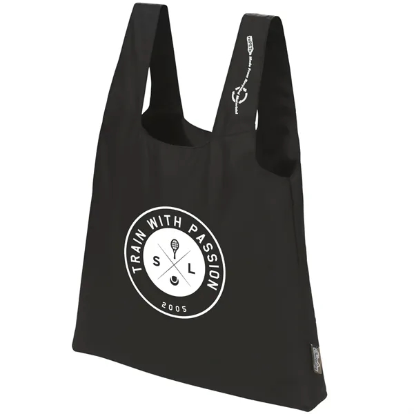 15" x 17" tote bag made with 100% post-consumer recycled plastic... from ASI 66887 PCNA / Leeds