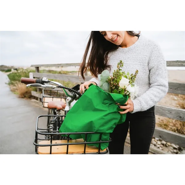 15" x 17" tote bag made with 100% post-consumer recycled plastic... from ASI 66887 PCNA / Leeds