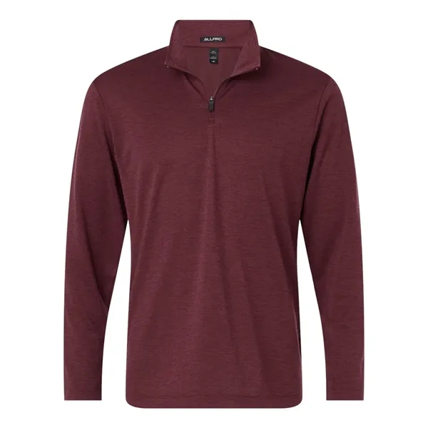 AllPro Performance Melange Quarter-Zip Pullover... from ASI 84358 S&S Activewear