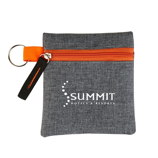 4 1/8" x 4" x 1/4" 300 Denier polyester zippered tech... from ASI 52840 Evans Manufacturing