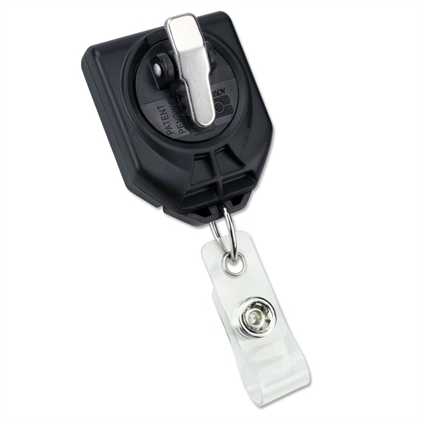 The most secure and twist-free custom badge reels available; clear vinyl... from ASI 79898 Promovision / PROMOVISION