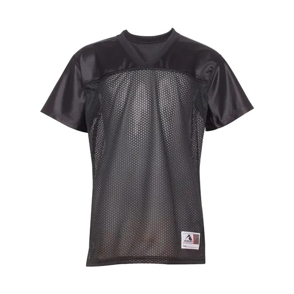 3.35 oz., 100% polyester tricot mesh Juniors' replica football t-shirt.... from ASI 84358 S&S Activewear