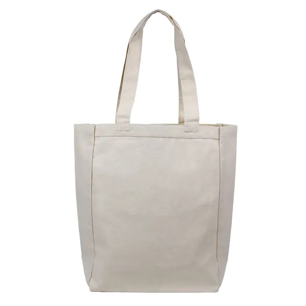 10 oz cotton canvas tote (11"W x 14"H x 5"G) with... from ASI 37980 Bagworld