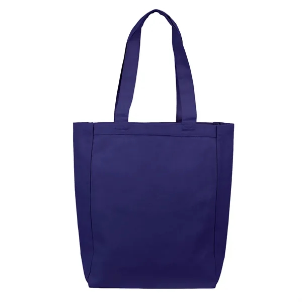 10 oz cotton canvas tote (11"W x 14"H x 5"G) with... from ASI 37980 Bagworld