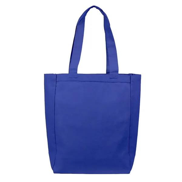 10 oz cotton canvas tote (11"W x 14"H x 5"G) with... from ASI 37980 Bagworld