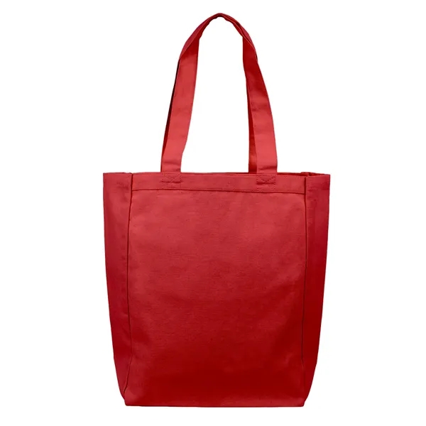 10 oz cotton canvas tote (11"W x 14"H x 5"G) with... from ASI 37980 Bagworld