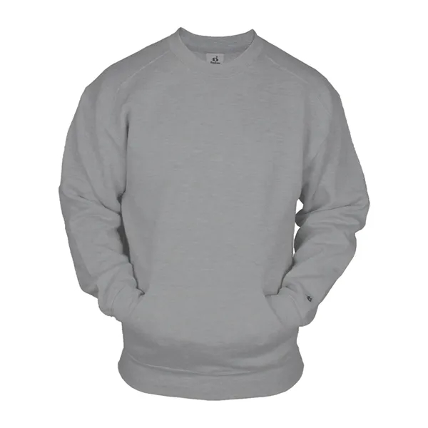 Crewneck sweatshirt with twill taped neckline and front pouch pocket.... from ASI 84358 S&S Activewear