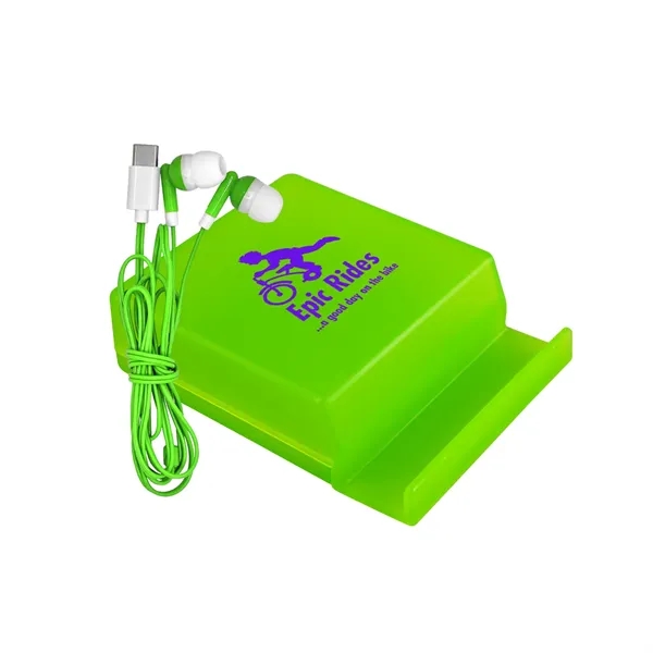 Phone Stand Type C Ear Bud Case... from ASI 30208 A P Specialties / AP Specialties