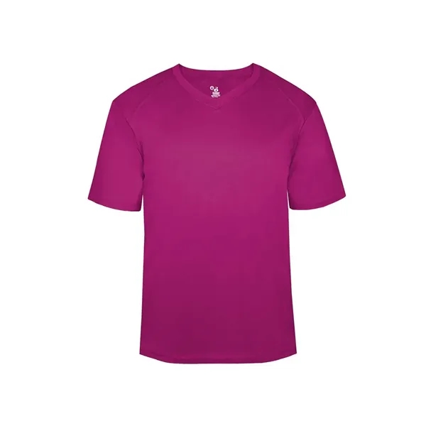 Girl's 100% polyester V-neck t-shirt... from ASI 84358 S&S Activewear