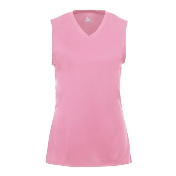Girl's sleeveless V-neck t-shirt... from ASI 84358 S&S Activewear