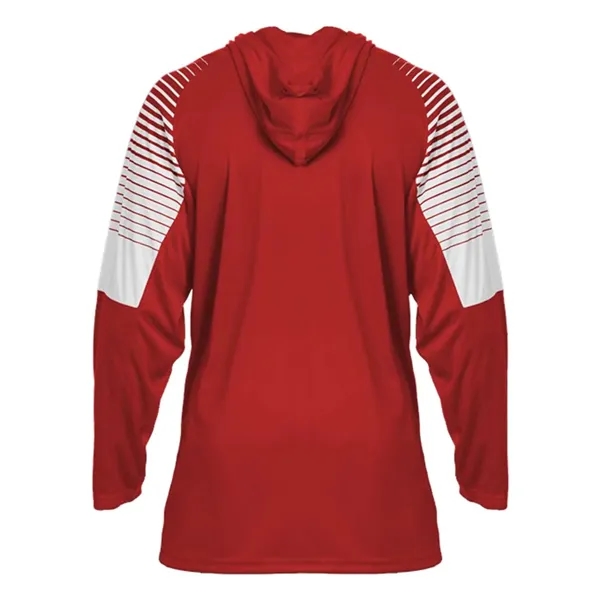 Badger Youth Lineup Hooded Long Sleeve T-Shirt... from ASI 84358 S&S Activewear